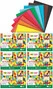 6x Blok Wycinanka A5 Papier KOLOR 10 Kart Happy Color