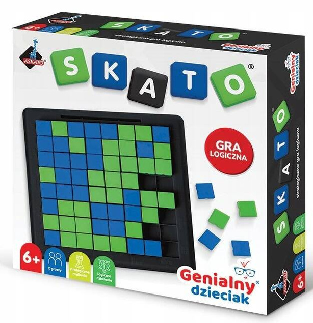 Skato Gra Logiczna Strategiczna Genialny Dzieciak 6+ Askato