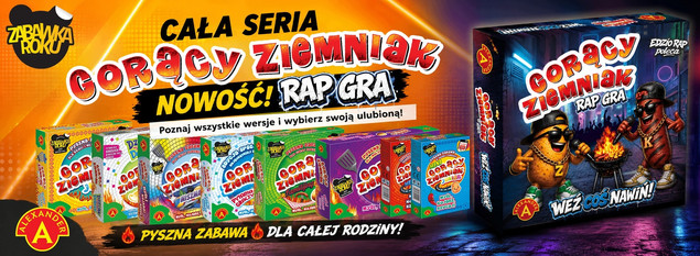 Gra Planszowa Gorący Ziemniak Rap Gra Alexander | Zabawa w Rymowanie