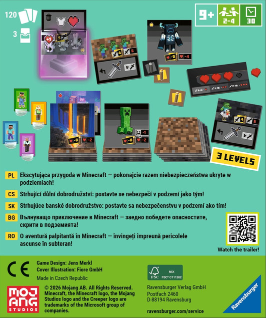 RAVENSBURGER Minecraft Kopanie w dół