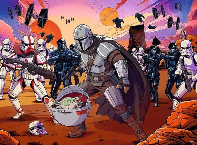 Ravensburger Puzzle 200 Mandalorian