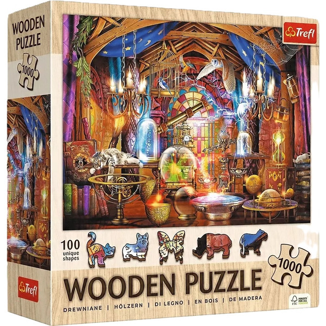 Trefl Puzzle drewniane 1000 el. Czarodziejska komnata