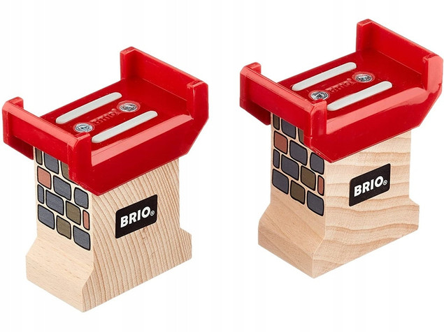 Brio Deluxe Drewniane Wsporniki Mostów dla Dzieci 3+ Ravensburger