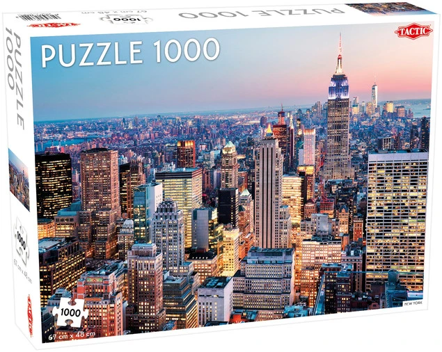 Puzzle Tactic 1000 elementów New York – Panorama Manhattan