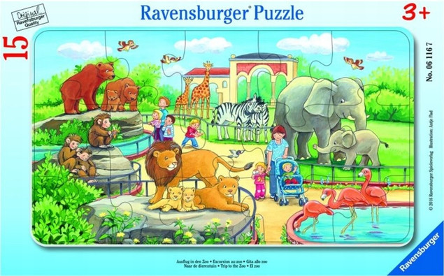 Puzzle Ravensburger 15 elementów Wycieczka do zoo