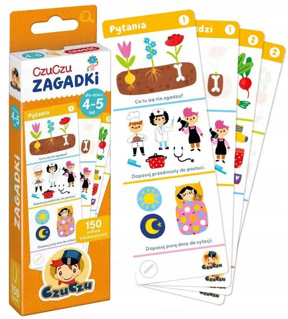 CzuCzu | Zagadki 4–5 lat – 150 zagadek dla dzieci