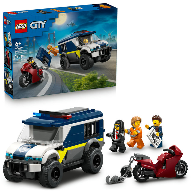 LEGO City 60479 Furgonetka Policyjnego Konwoju Więziennego | Ucieczka
