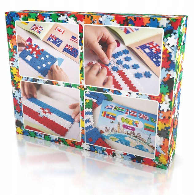 Klocki Meli Minis Flags 700 szt. | Edukacyjne Klocki Flagi Świata