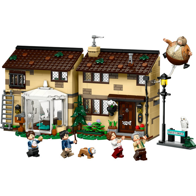 Zestaw LEGO Harry Potter 76451 Privet Drive: Wizyta Ciotki Marge 8+