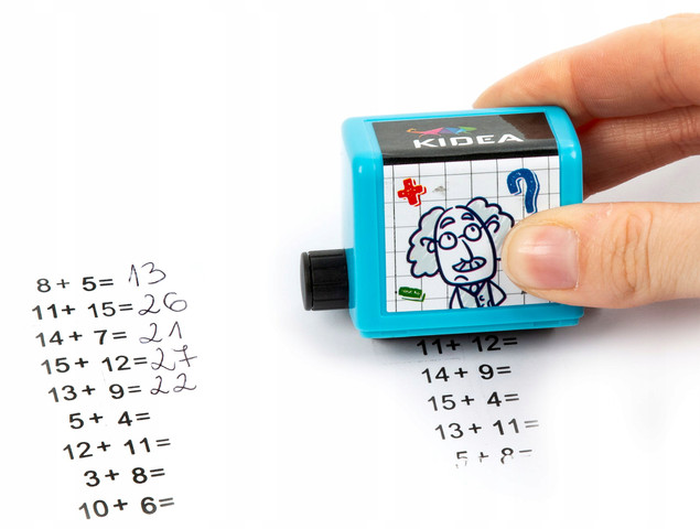 Drukarka Matematyczna Szkolna Nauka DODAWANIA Dodawanie Zabawa Kidea