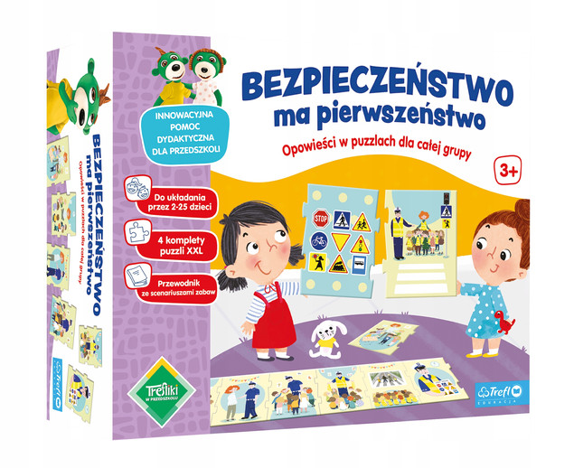 Puzzle Edukacyjne Opowieści o Bezpieczeństwie dla Grup Przedszkolnych