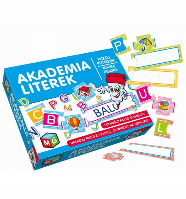 Akademia Literek – Gra Układanka Puzzle MULTIGRA0173