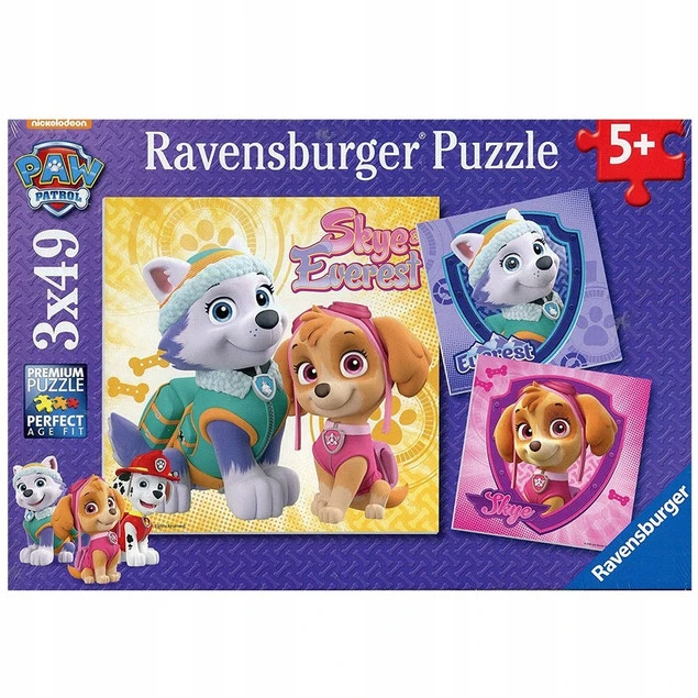 Puzzle Psi Patrol 3x49 - opakowanie