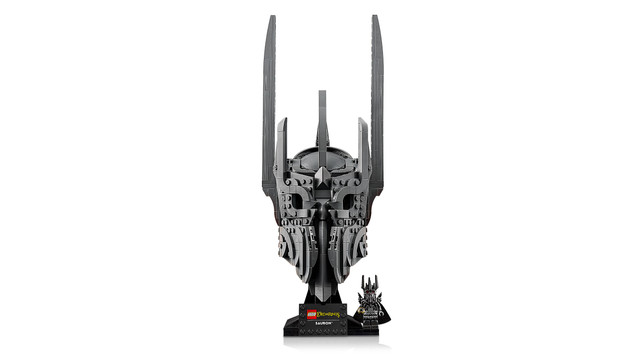 LEGO Icons 11373 Władca Pierścieni: Hełm Saurona – Kolekcjonerski Model Z Minifigurką