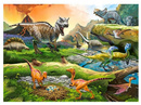 Puzzle 100 Układanka Gady DINOZAURY Dinozaur Krajobraz 6+Castorland