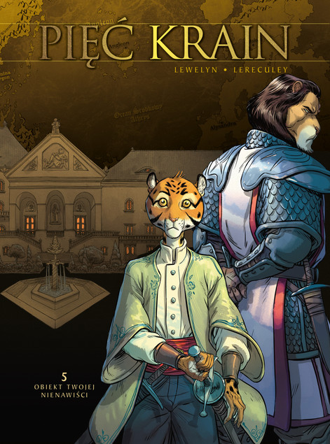 Pięć Krain. Obiekt twojej nienawiści. Tom 5. Komiks (Egmont) Lewelyn