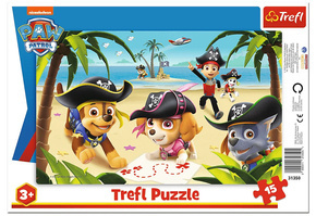 Puzzle Ramkowe 15 el. Układanka PSI PATROL Przyjaciele CHASE SKYE 3+ Trefl