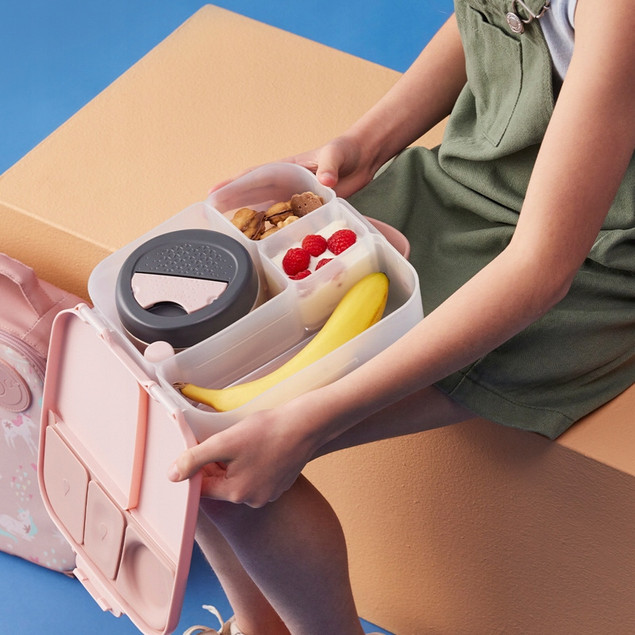 B.box Pink 2L Lunchbox for Kids