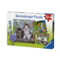Puzzle Ravensburger 49 elementów Puzzle 3x49 Kocięta
