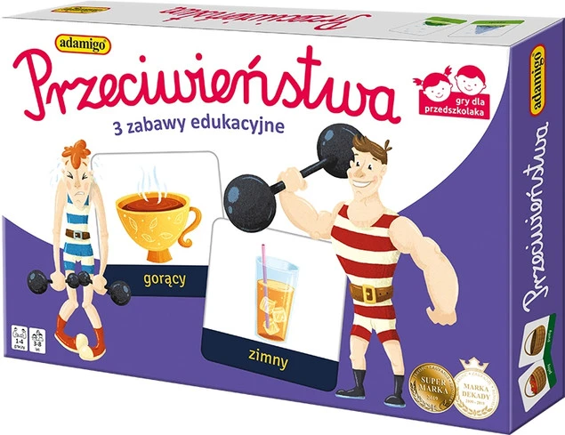 Gra planszowa Przeciwieństwa Gra edukacyjna Adamigo_1