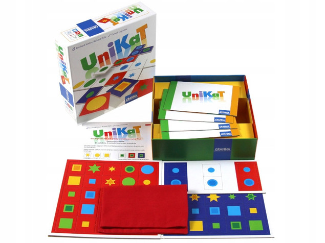 Unikat Edukacyjna Gra Planszowa Logiczna Spostrzegawczość 7+ Granna 04090