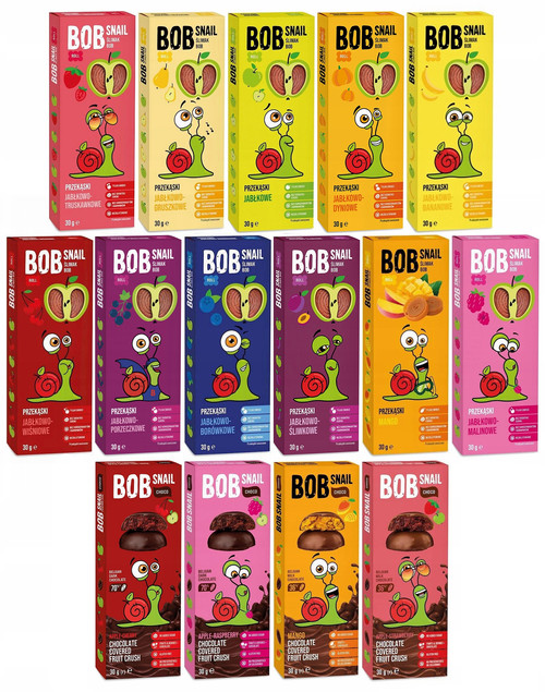 Rollsy owocowe mix smaków Bob Snail