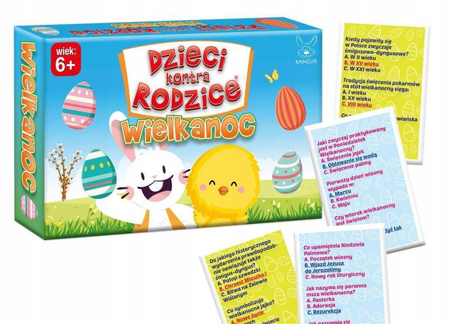 Gra karciana Dzieci Kontra Rodzice: Wielkanoc – Kangur