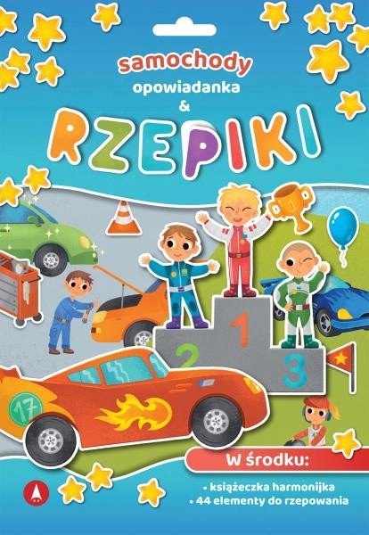 Samochody. Opowiadanka & Rzepiki Katarzyna Jankowiak | Książeczka Harmonijka 3+