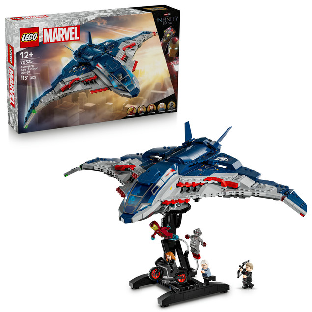 LEGO Super Heroes 76325 Avengers: Czas Ultrona Quinjet Fighter