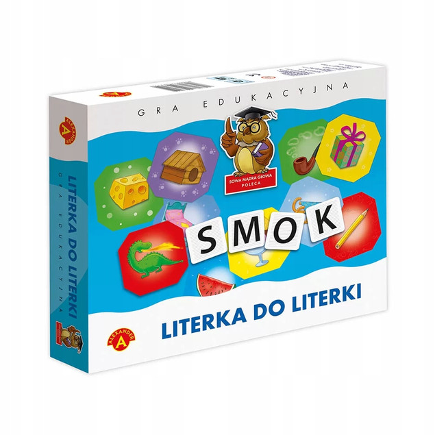 LITERKA DO LITERKI Gra Edukacyjna Dla Dzieci Wyrazy 5+ Alexander 0373