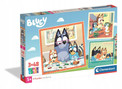 Clementoni Puzzle Zestaw 3x48 EL. Bluey Układanki dla Dzieci 5+