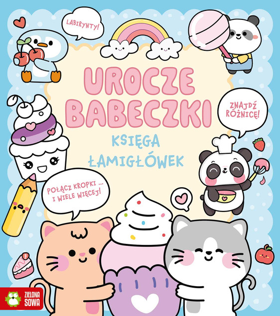 Urocze Babeczki Księga Łamigłówek Em Bruce Zielona Sowa