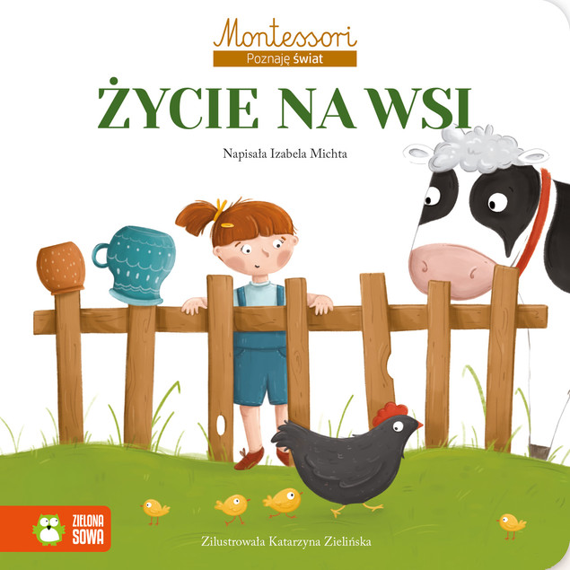 Montessori Poznaję świat. Życie na wsi | Książka dla Dzieci