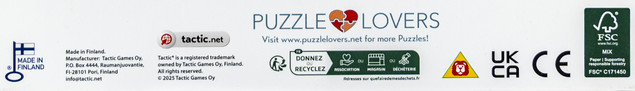 Puzzle Tactic 500 elementów Christmas Card Świąteczne