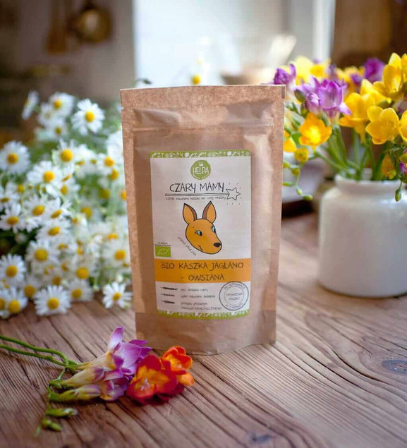 Zestaw Helpa Kaszka BIO Owsiana 200 g i Kaszka BIO Jaglana 200 g