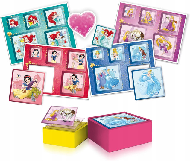 Disney Princess Kostki Aktywizujące Activity Cubes 2w1 2+ Lisciani 67985