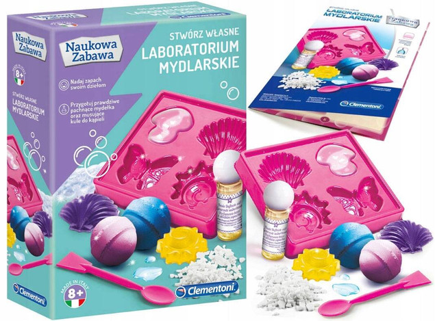 Laboratorium Mydlarskie Naukowa Zabawa – Clementoni