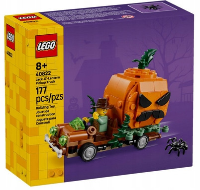 LEGO Ikoniczny 40822 Pickup z dyniami na Halloween