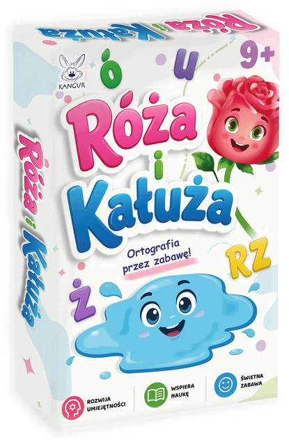 Gra planszowa Róża i Kałuża. Gra ortograficzna Kangur