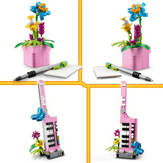 LEGO 31169 Creator 3w1 Maszyna do pisania z kwiatami 8+ (363 klocki)