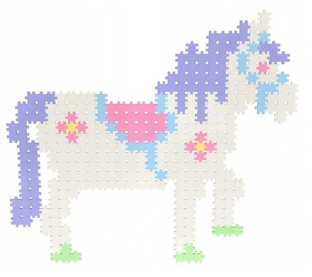 Klocki konstrukcyjne Pastel 1200 el. – Meli Minis