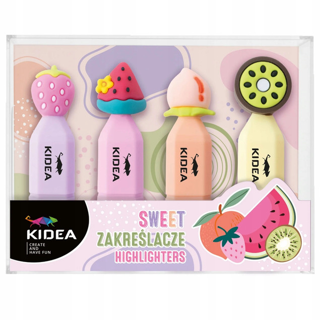 Highlighters Fruit Kidea Set 4 – Derform