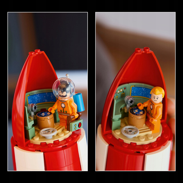 LEGO Ideas 21367 Tintin i Rakieta na Księżyc – Model Kolekcjonerski