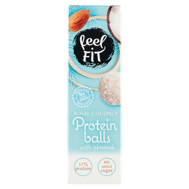 Kulki kokosowe Feel Fit z migdałem 27g