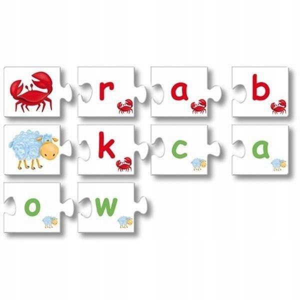 Literka Po Literce Układanka Edukacyjna Nauka 3+ Kukuryku