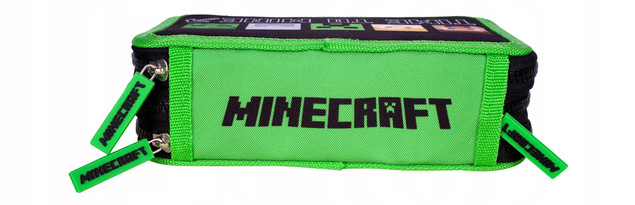 Piórnik potrójny Jumbo BW Minecraft AC3
