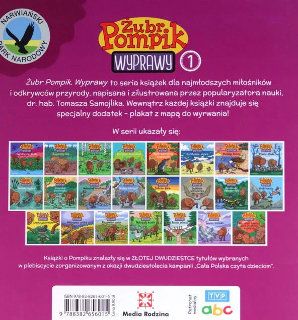 Żubr Pompik Wyprawy Tom 1 Tajemnica rzeki wnętrze