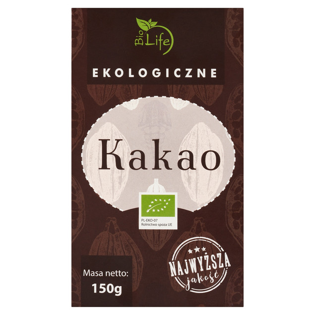 Biolife kakao 100% ciemne ekologiczne 150 g BIO
