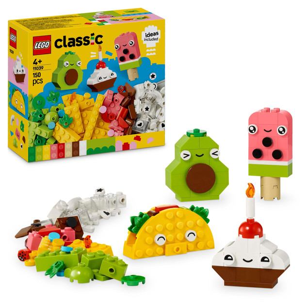 LEGO Classic 11039 Kreatywne Smakołyki – Zestaw Konstrukcyjny Jedzenie dla Dzieci (4+)