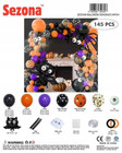 Zestaw balony Halloween 145 szt.